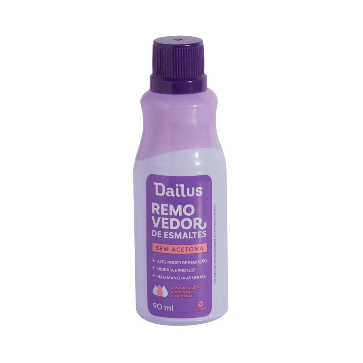 Removedor de Esmalte Dailus Sem Acetona Vegano 90ml