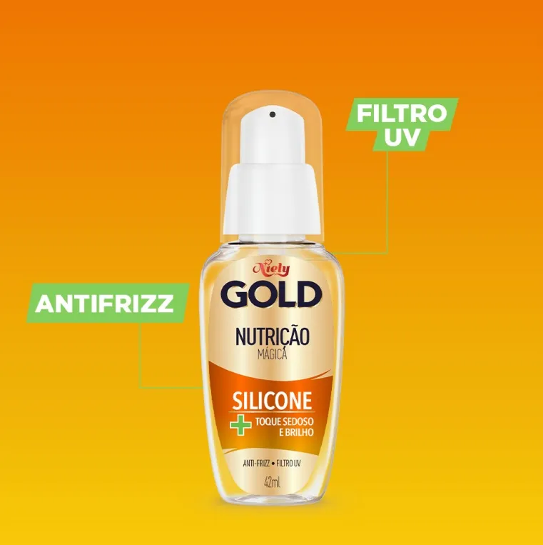 Reparador de Pontas Niely Gold Nutrição Poderosa Silicone 42ml — foto 4