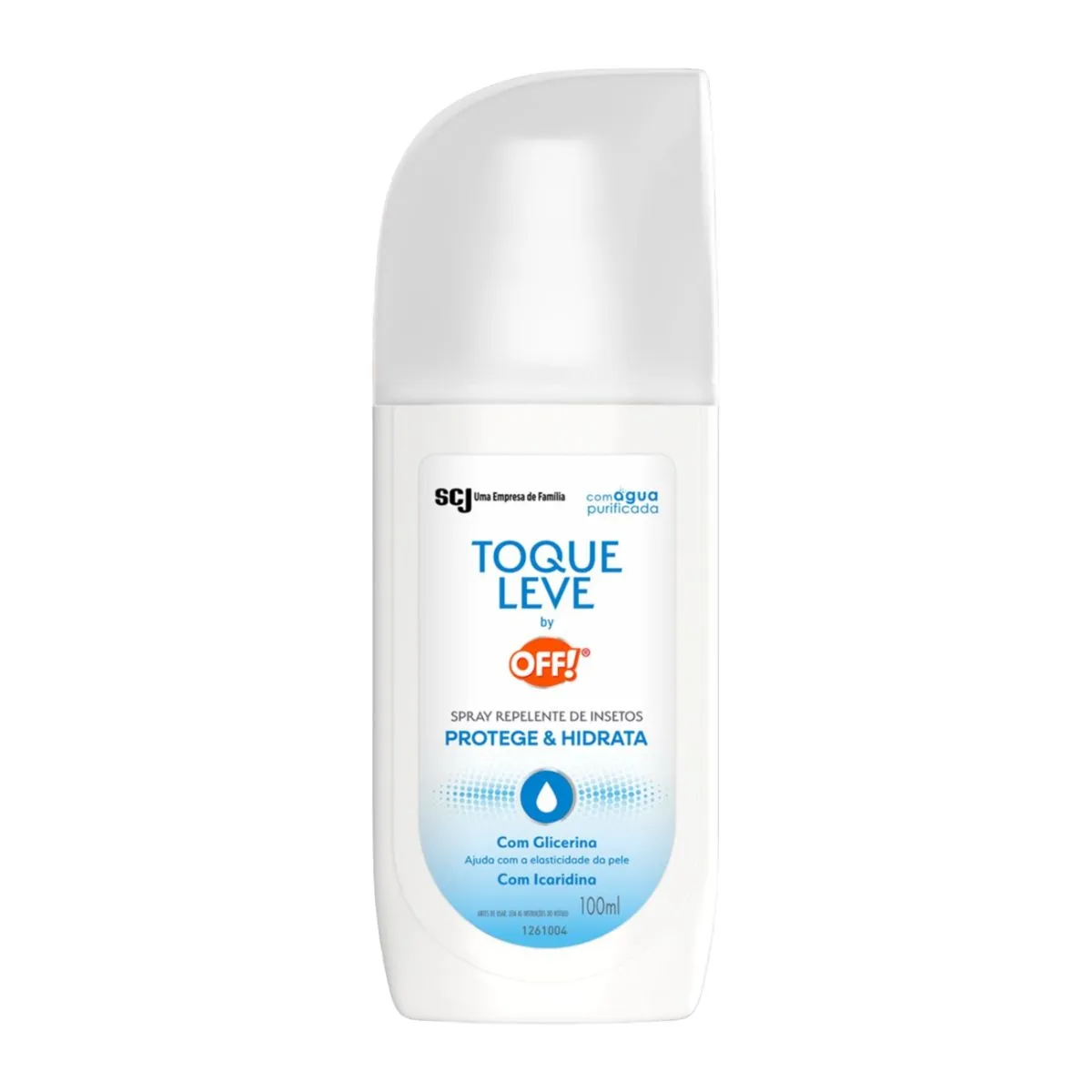 Repelente De Insetos Off! Toque Leve Água Purificada Sem Perfume Spray 100ml