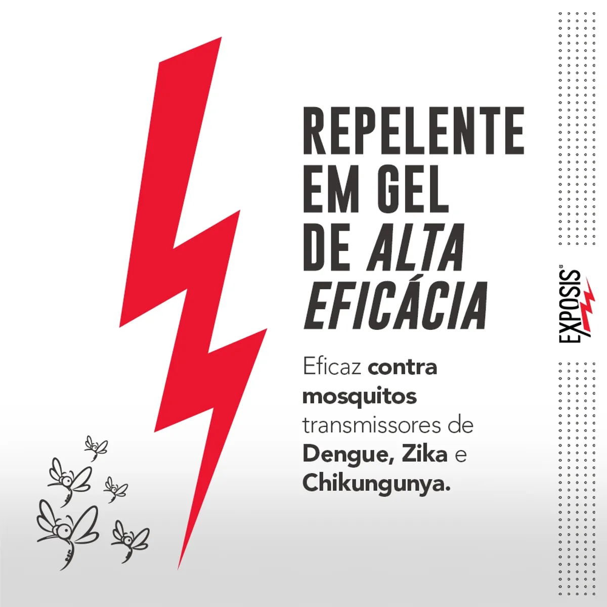 Repelente Exposis Bebê Sem Perfume Gel 117ml — foto 3