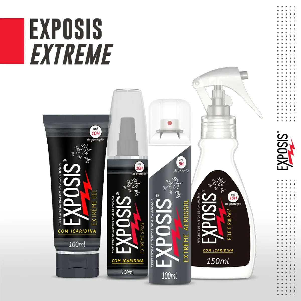 Repelente Exposis Extreme Gel 100ml — foto 6