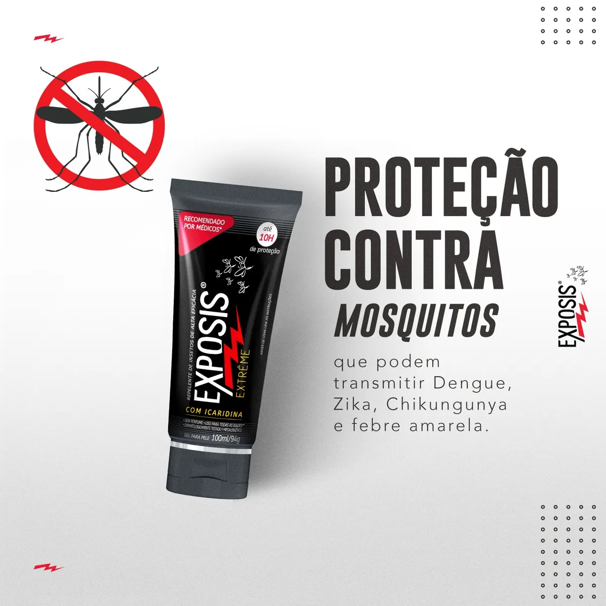 Repelente Exposis Extreme Gel 100ml — foto 7