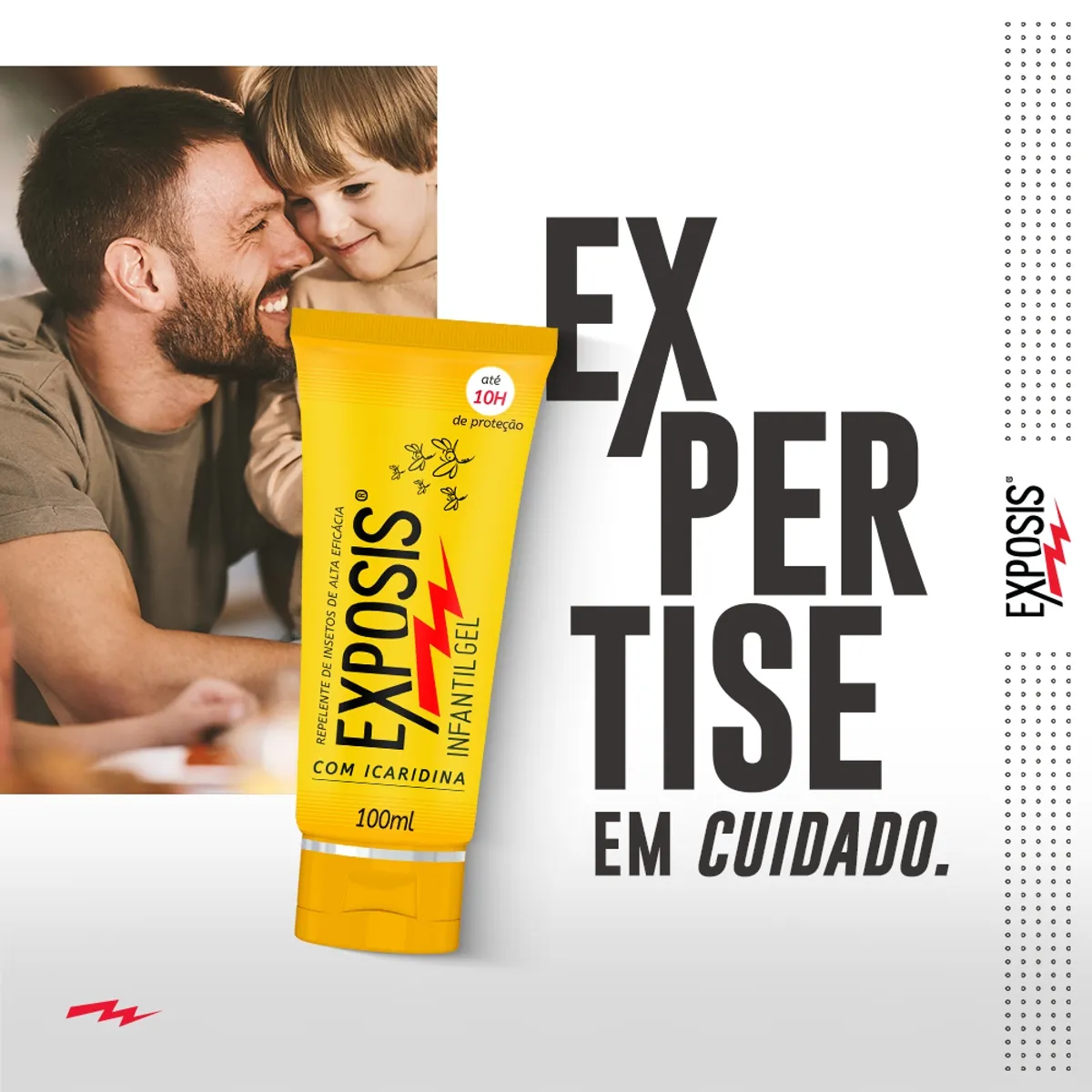 Repelente Exposis Infantil Gel 100ml — foto 2