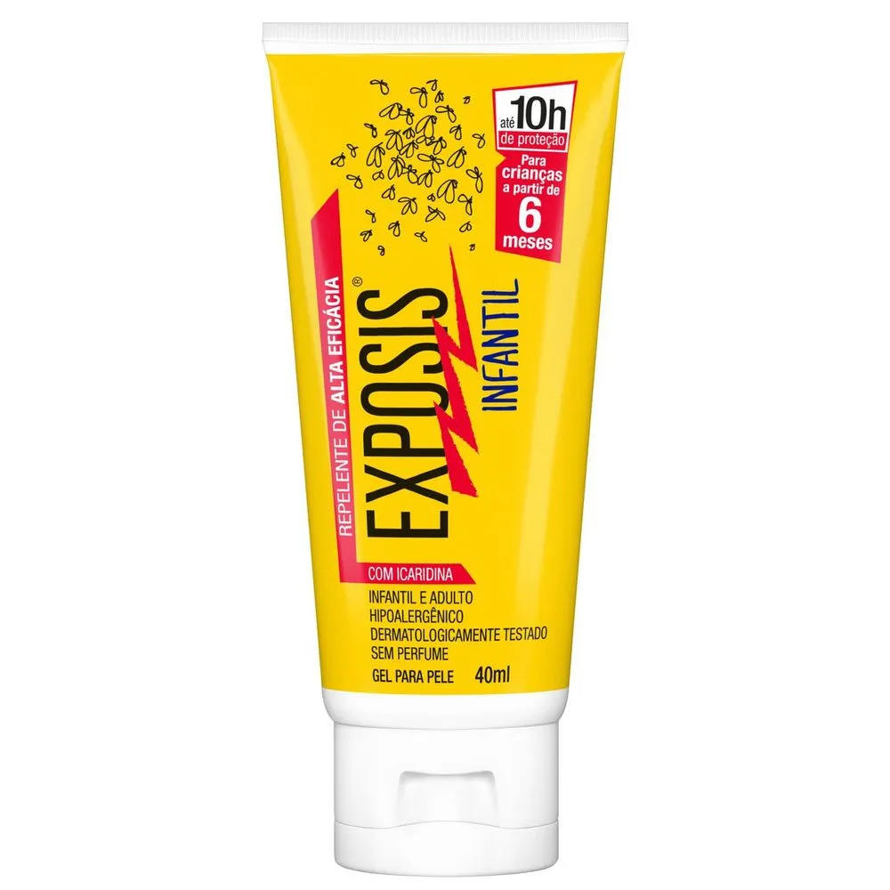 Repelente Exposis Infantil Gel 40ml
