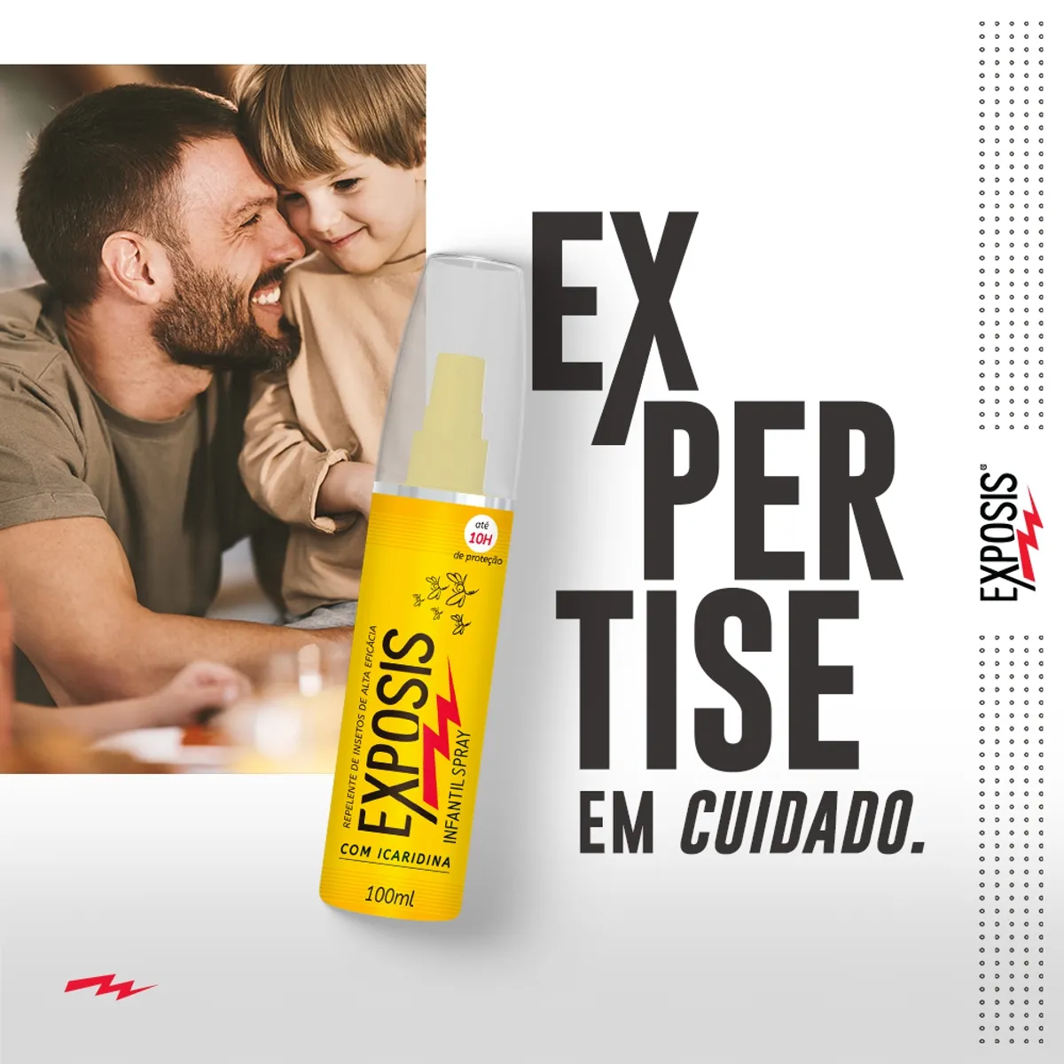 Repelente Exposis Infantil Spray 100ml — foto 2