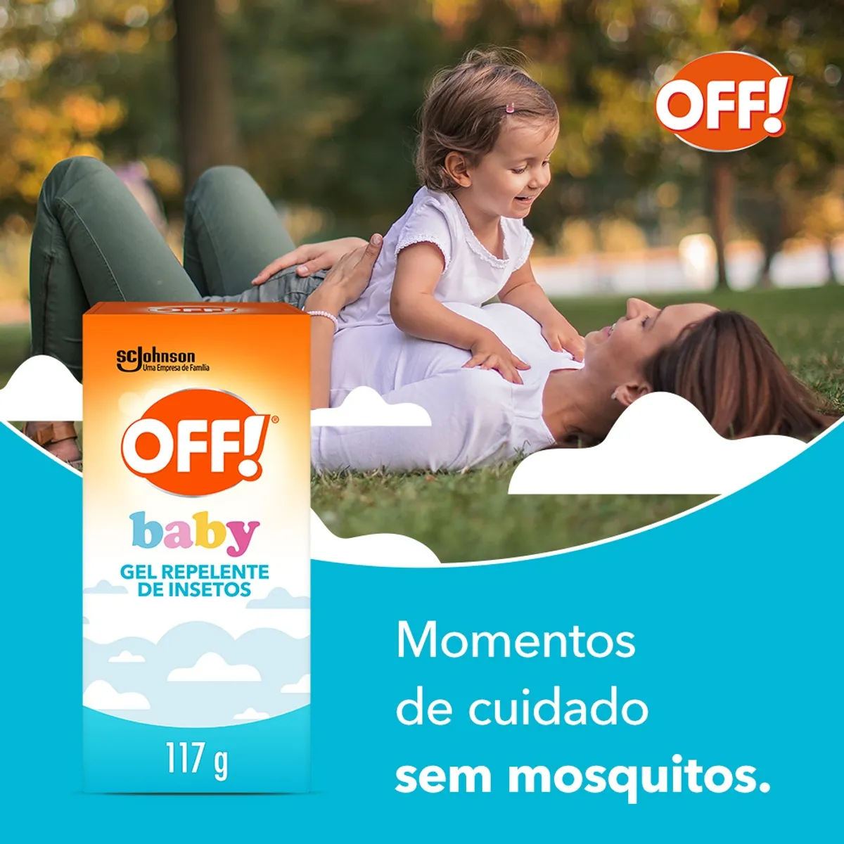 Repelente OFF! Baby Sem Perfume Gel 117g — foto 2