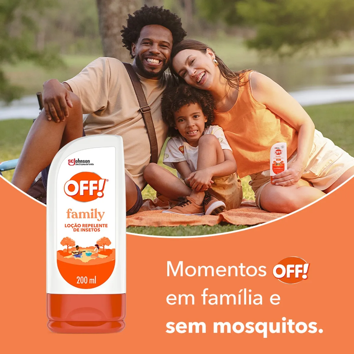 Repelente OFF! Family Aloe Vera Loção 200ml — foto 2