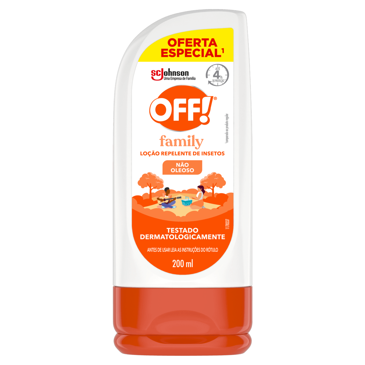 Repelente OFF! Family Aloe Vera Loção 200ml