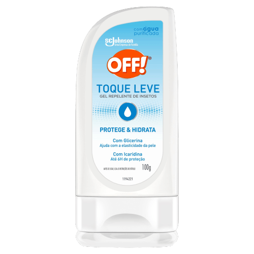 Repelente OFF! Toque Leve Icaridina Sem Perfume Gel 100g