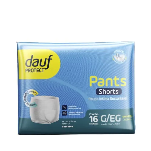 Roupa Íntima Descartável Dauf Pants G/EG 16 Unidades