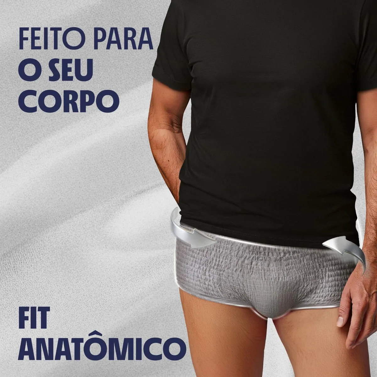 Roupa Íntima Descartável Plenitud Plus Men P/M 16 Unidades — foto 5
