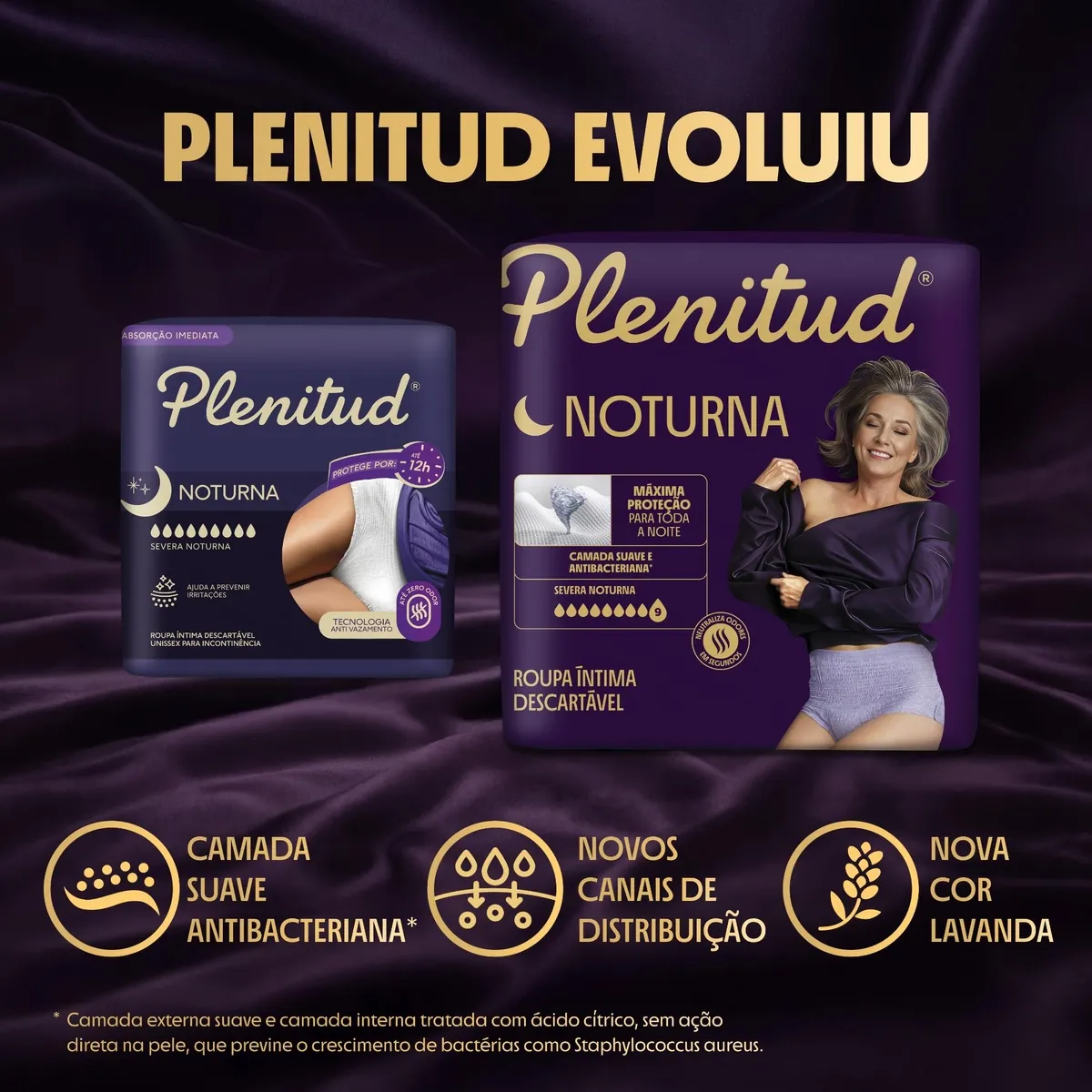 Roupa Íntima Plenitud Noturna Máxima Absorção G/XG 32 Unidades — foto 2