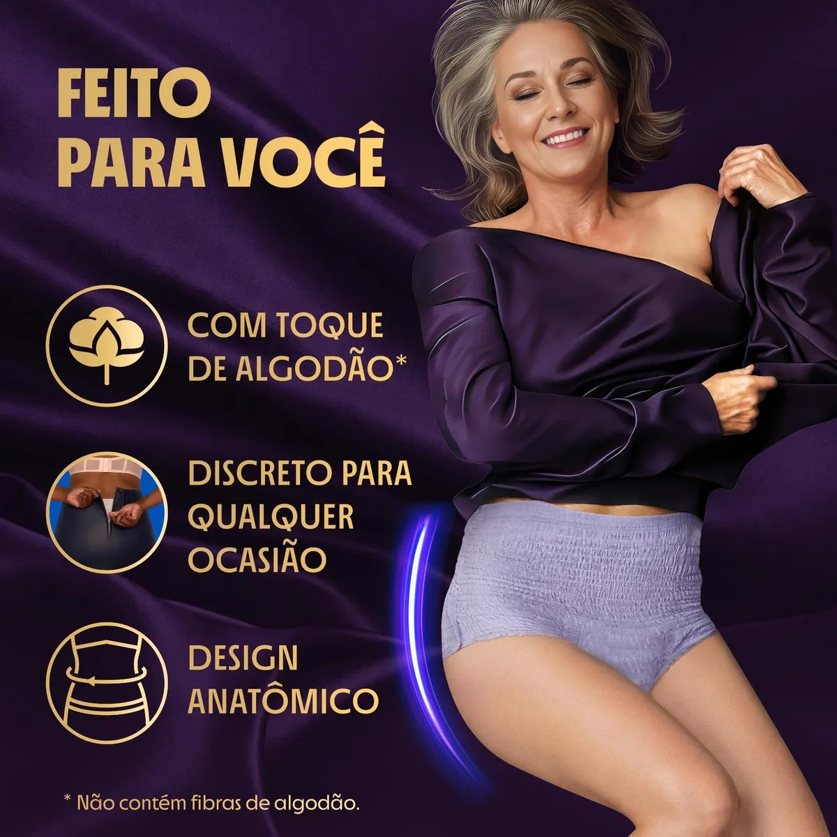 Roupa Íntima Plenitud Noturna Máxima Absorção P/M 32 Unidades — foto 6