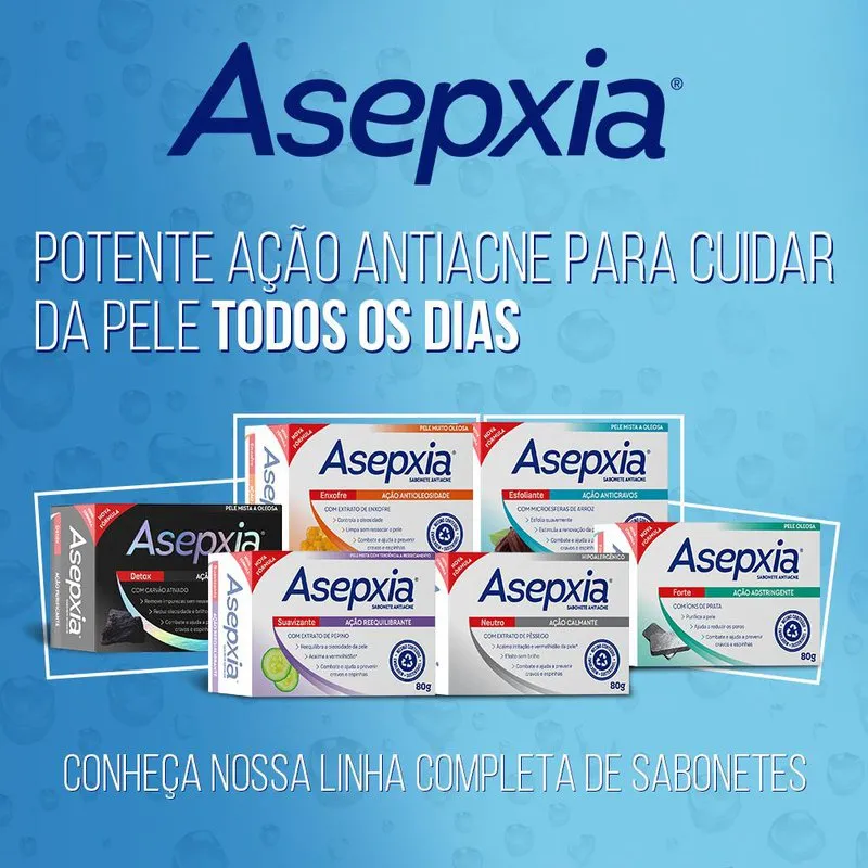 Sabonete Em Barra Asepxia Enxofre Ação Antioleosidade 80g — foto 9