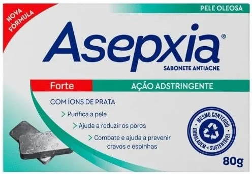 Sabonete em Barra Facial Asepxia Forte Ação Adstringente 80g — foto 2