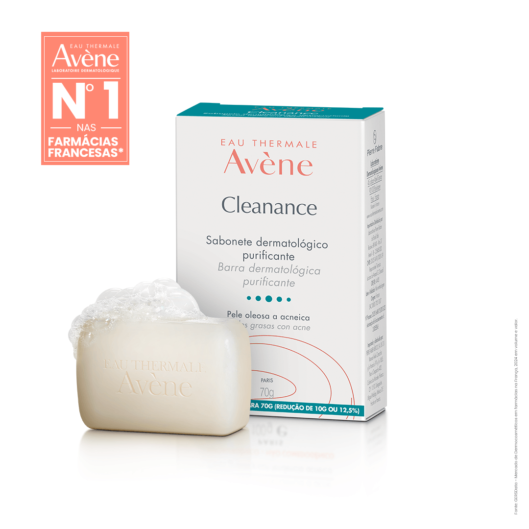 Sabonete em Barra Facial Avène Cleanance Antioleosidade 70g — foto 2