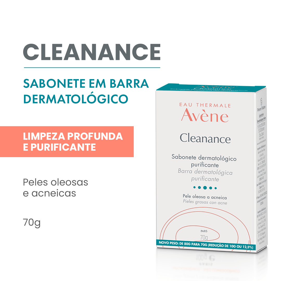 Sabonete em Barra Facial Avène Cleanance Antioleosidade 70g — foto 3