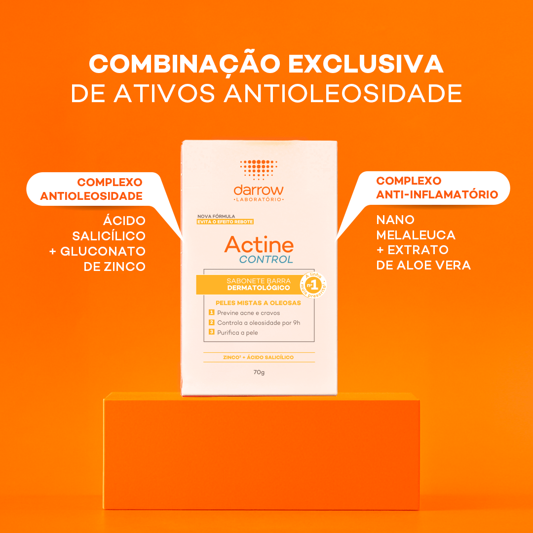 Sabonete em Barra Facial Darrow Actine Control Pele Oleosa 70g — foto 6