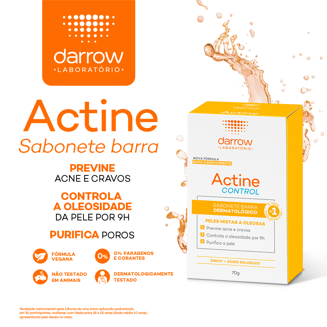 Sabonete em Barra Facial Darrow Actine Control Pele Oleosa 70g — foto 4