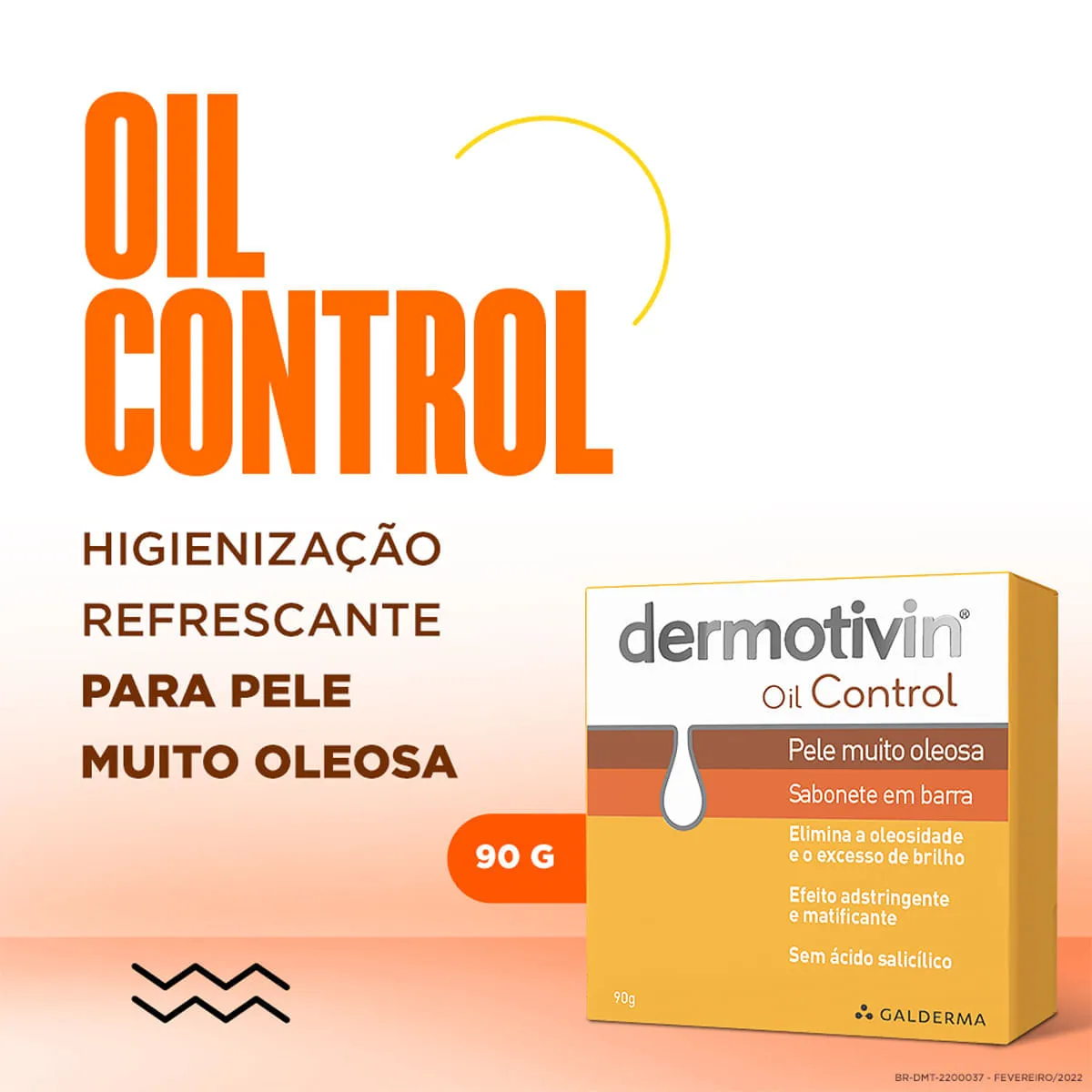 Sabonete em Barra Facial Dermotivin Control Pele Muito Oleosa 90g — foto 6