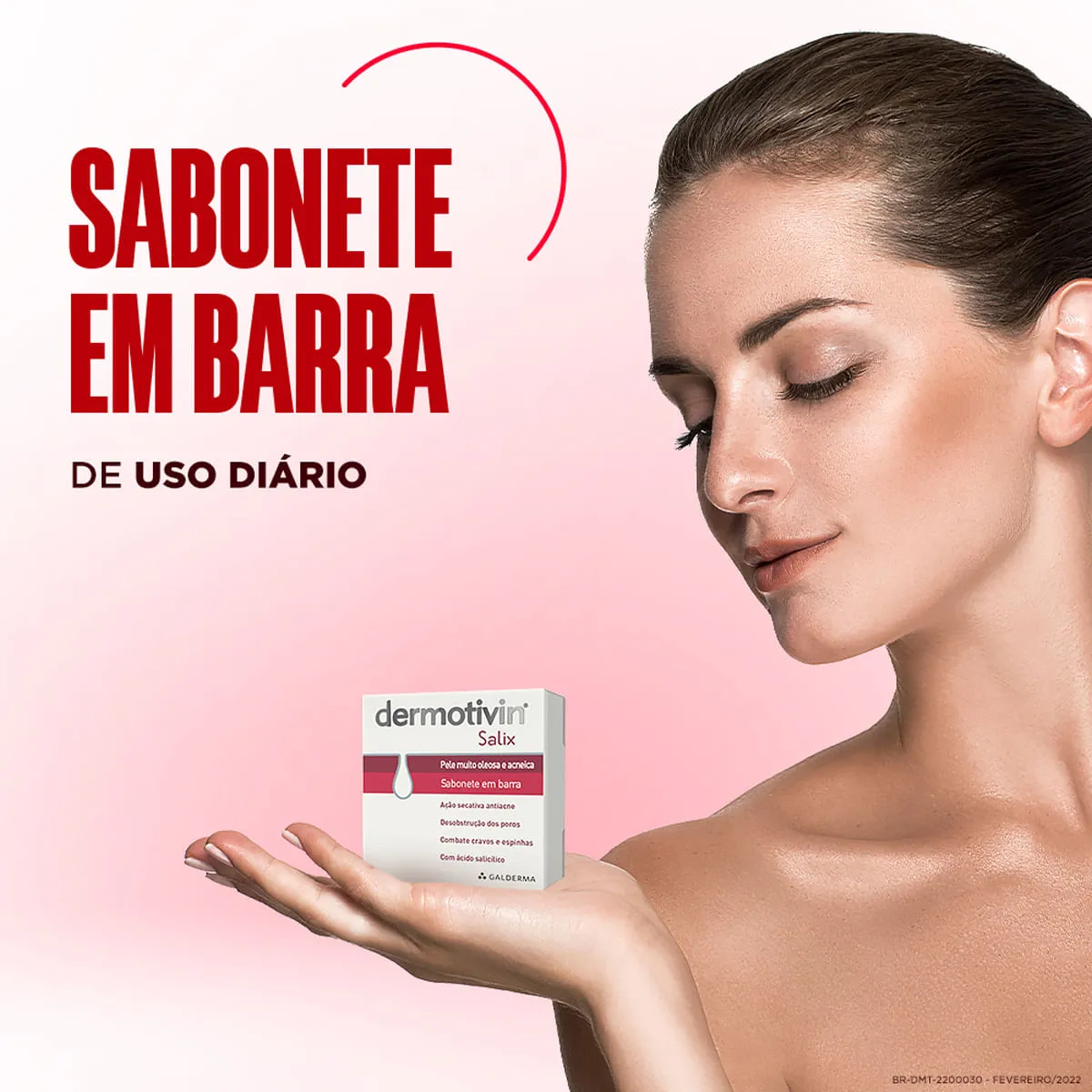 Sabonete em Barra Facial Dermotivin Salix Antioleosidade Ácido Salicílico 90g — foto 5