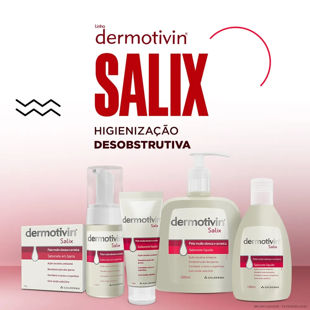 Sabonete em Barra Facial Dermotivin Salix Antioleosidade Ácido Salicílico 90g — foto 7