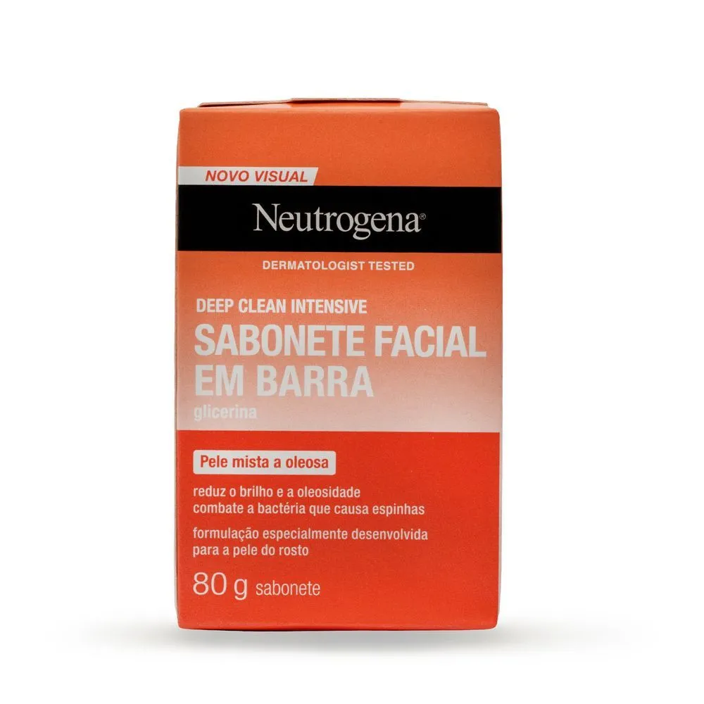 Sabonete em Barra Facial NeutrogenaDeep Clean 80g — foto 2