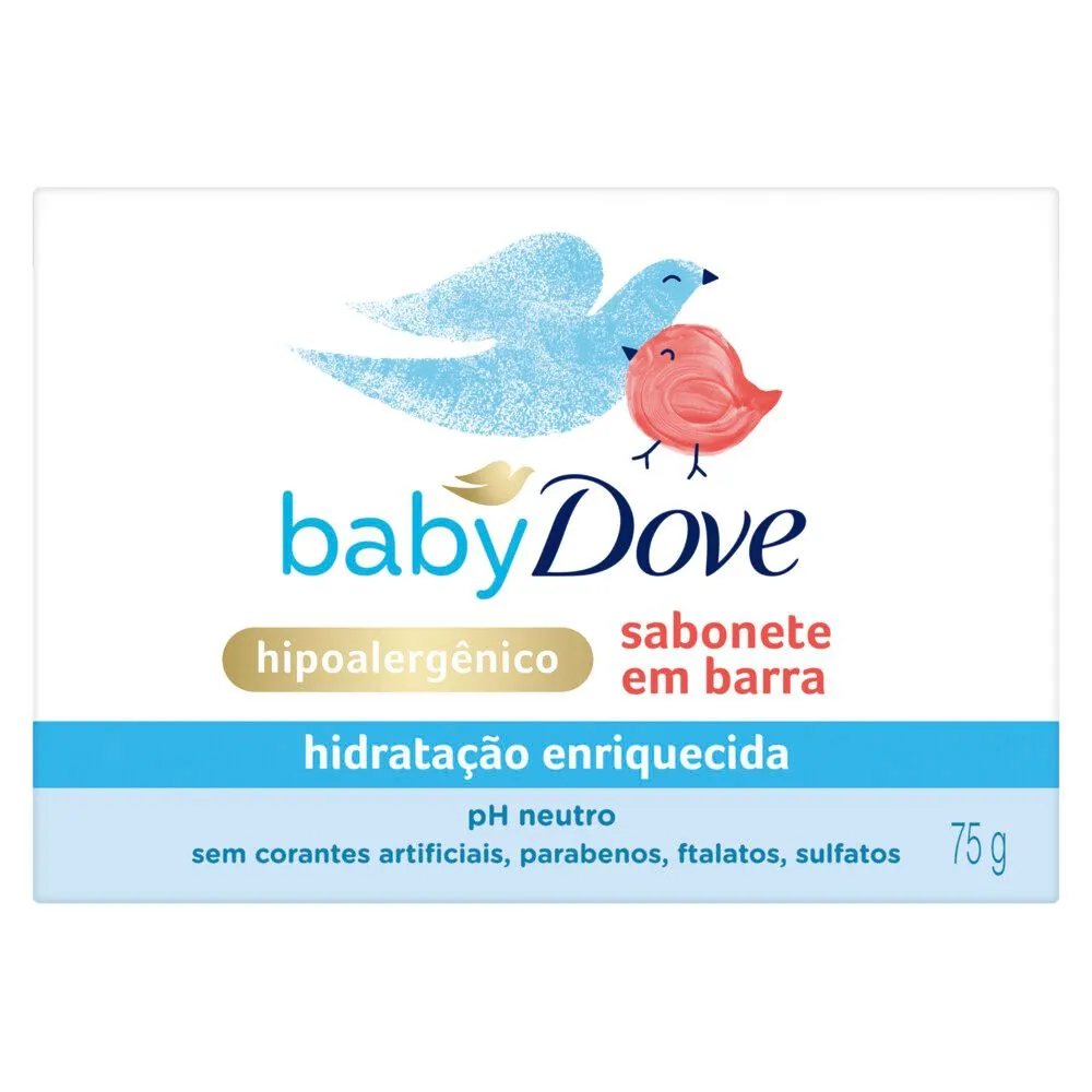 Sabonete em Barra Infantil Baby Dove Hidratação Enriquecida 75g — foto 2