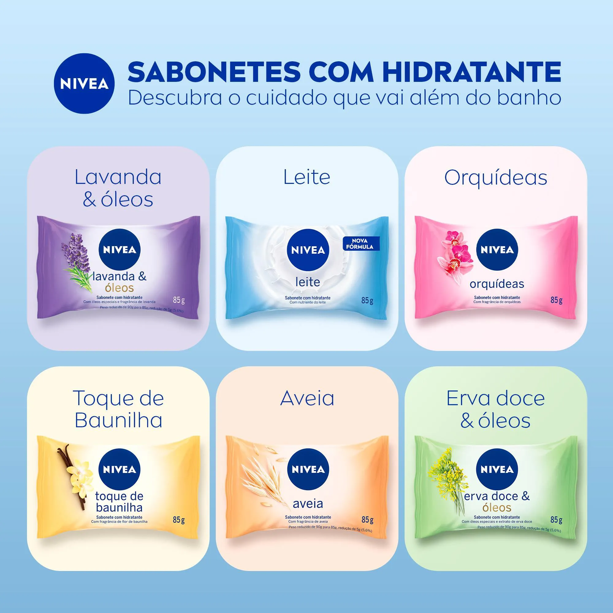 Sabonete em Barra Nivea Hidratante Leite 85g — foto 9