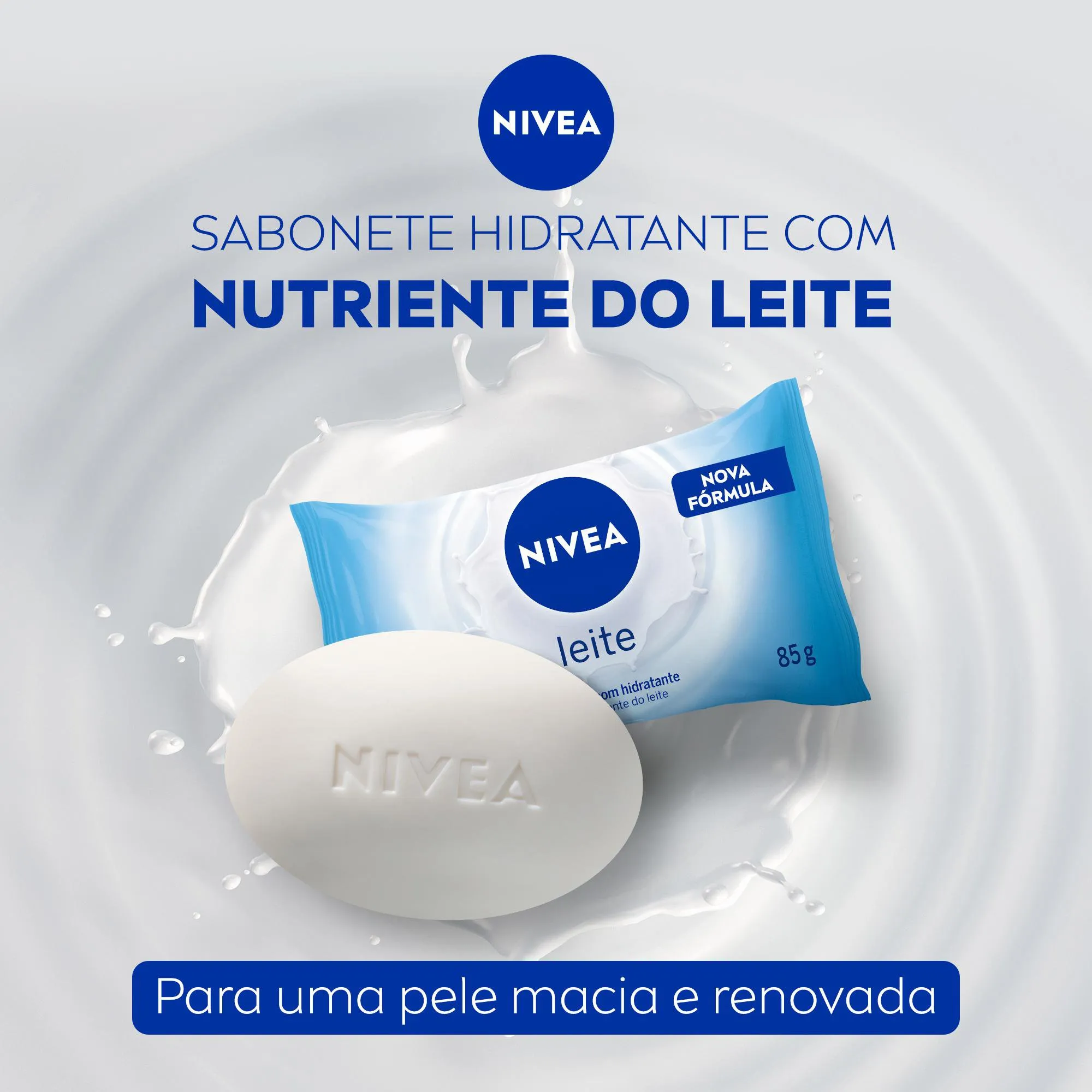Sabonete em Barra Nivea Hidratante Leite 85g — foto 3