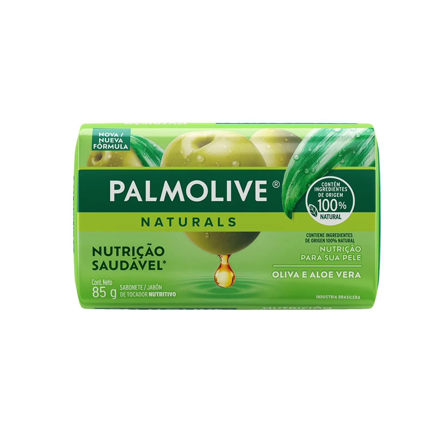 Sabonete em Barra Palmolive Naturals Nutrição Saudável Oliva e Aloe Vera 85g