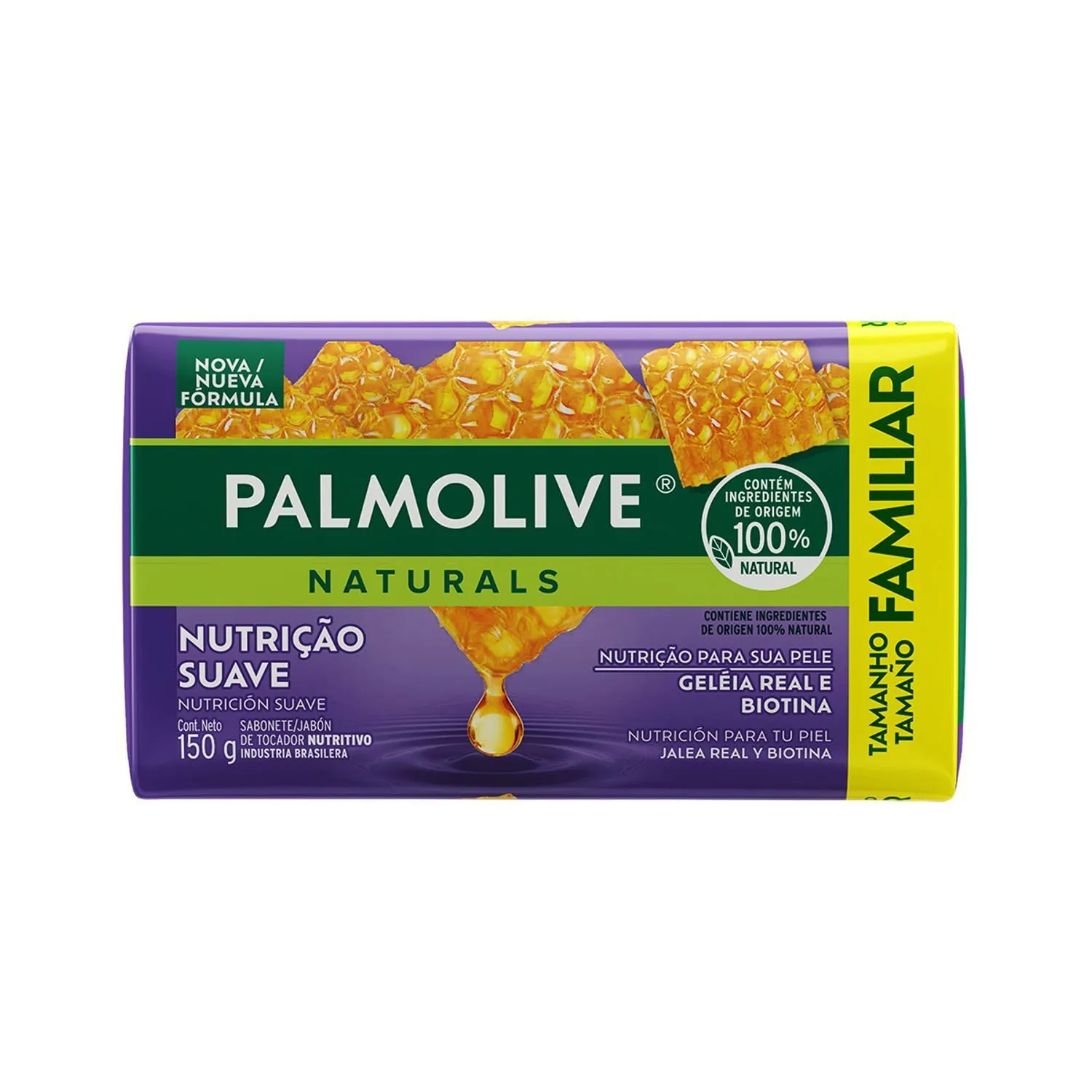 Sabonete em Barra Palmolive Naturals Nutrição Suave Geleia Real e Biotina 150g