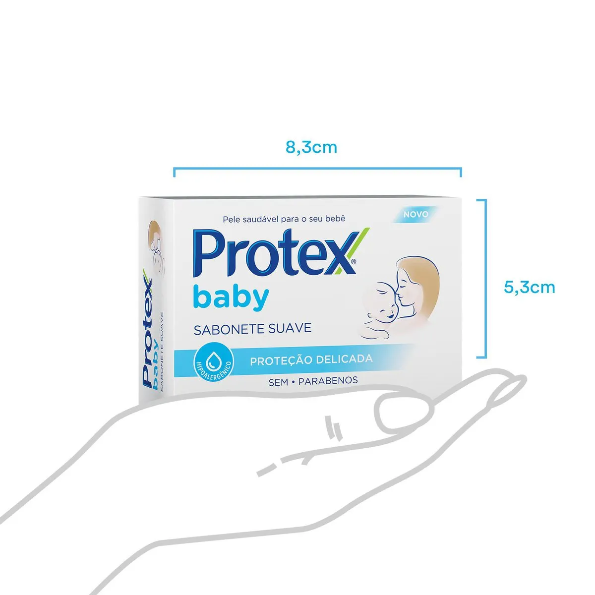 Sabonete Em Barra Para Bebê Protex Baby Delicate Care 85g — foto 15