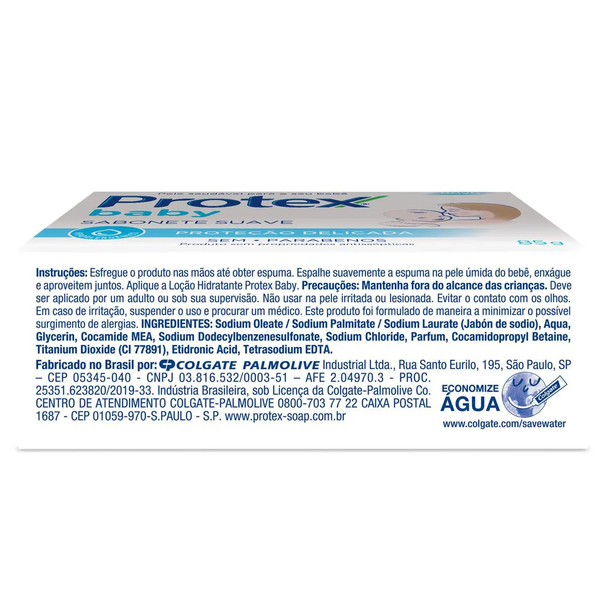 Sabonete Em Barra Para Bebê Protex Baby Delicate Care 85g — foto 5