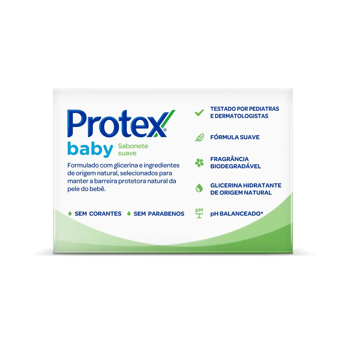Sabonete Em Barra Para Bebê Protex Baby Glicerina Natural 85g — foto 2