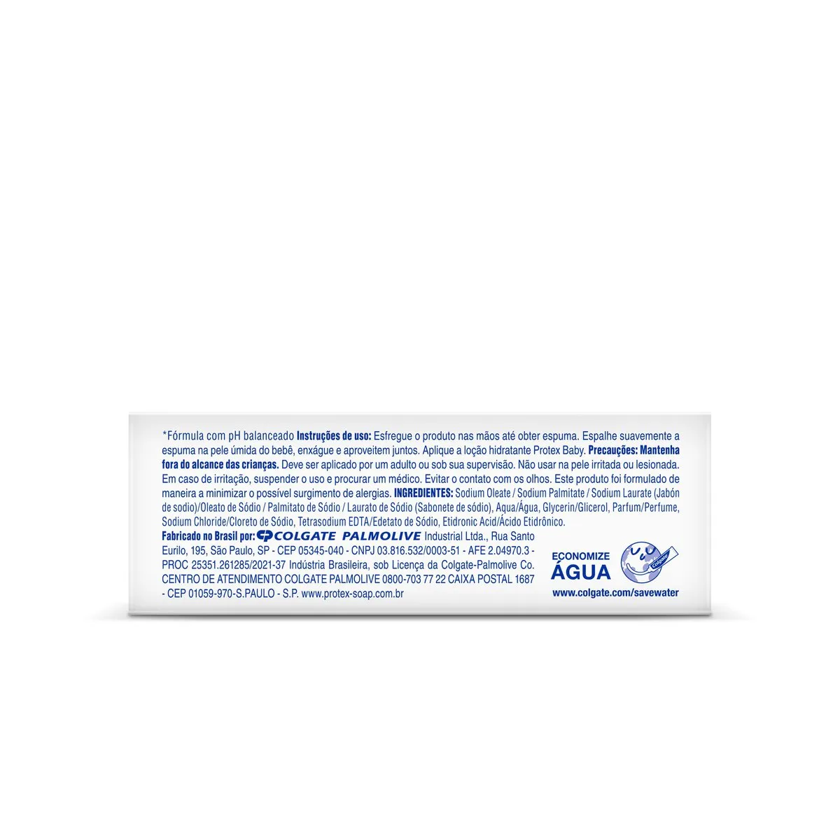 Sabonete Em Barra Para Bebê Protex Baby Glicerina Natural 85g — foto 3