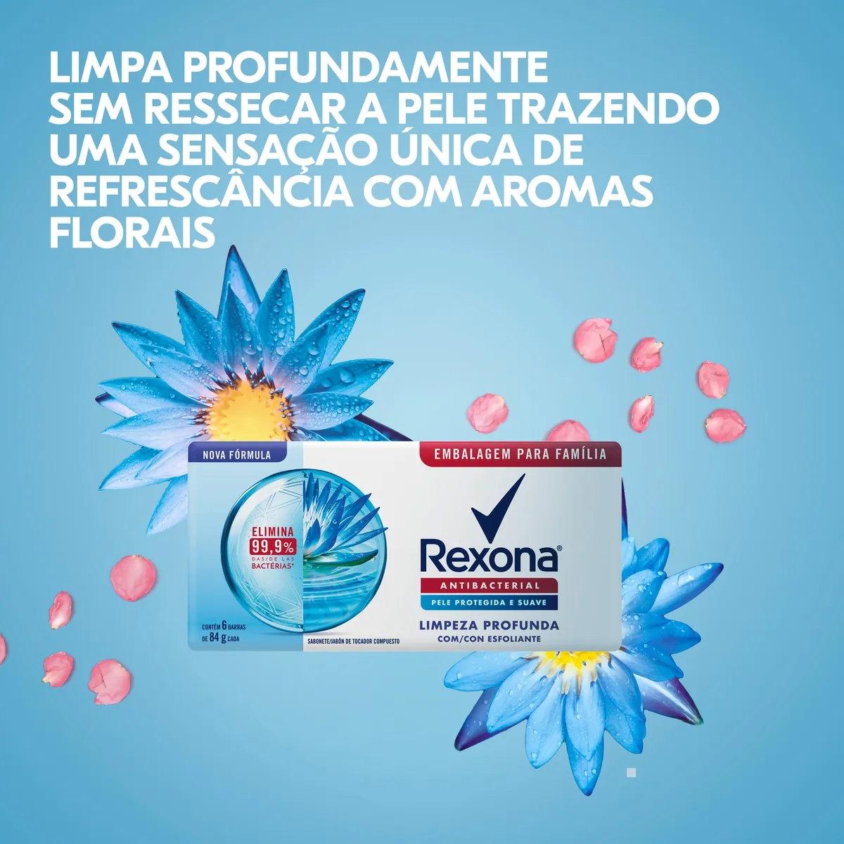 Sabonete em Barra Rexona Antibacterial Limpeza Profunda 84g 6 barras — foto 6