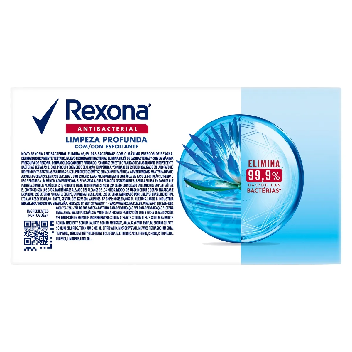 Sabonete em Barra Rexona Antibacterial Limpeza Profunda 84g 6 barras — foto 3