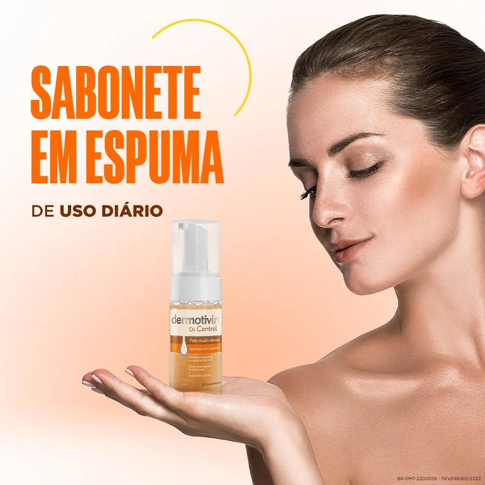 Sabonete em Espuma Facial Dermotivin Control130ml — foto 5