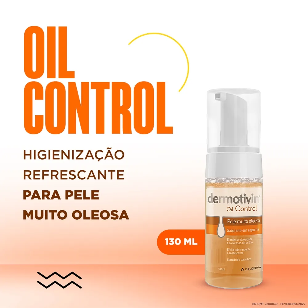 Sabonete em Espuma Facial Dermotivin Control130ml — foto 2
