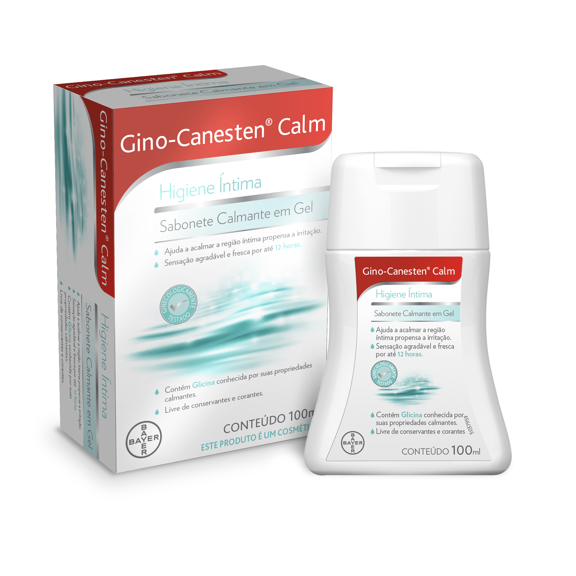 Sabonete Íntimo Gino-Canesten Calm Gel 100ml — foto 2