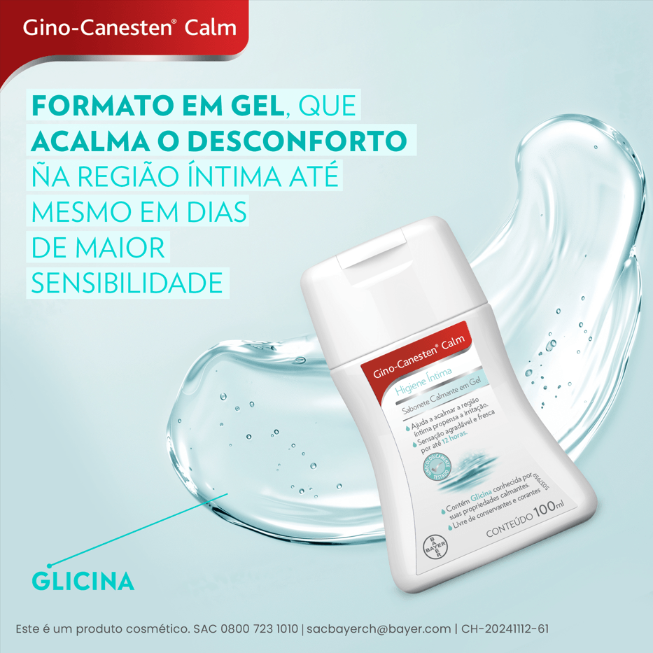 Sabonete Íntimo Gino-Canesten Calm Gel 100ml — foto 8