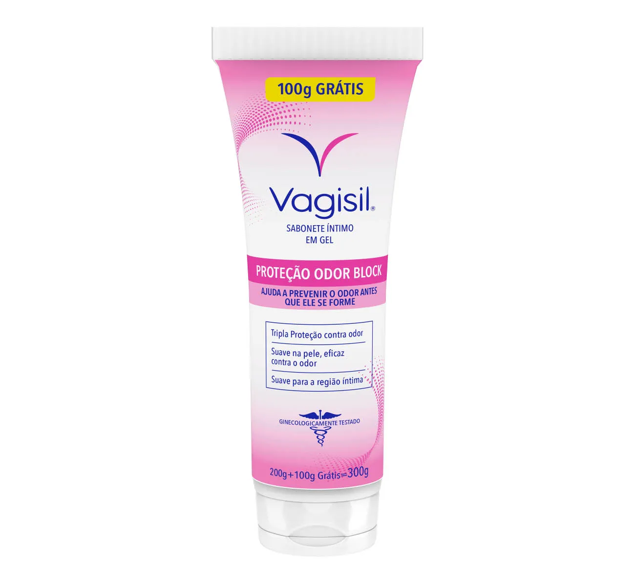 Sabonete Íntimo Vagisil Odor Block Gel 300g