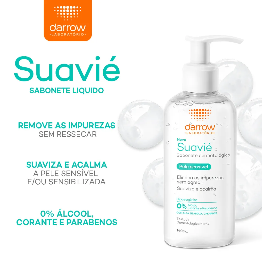 Sabonete Líquido Darrow Suavié Pele Sensível 140ml — foto 4