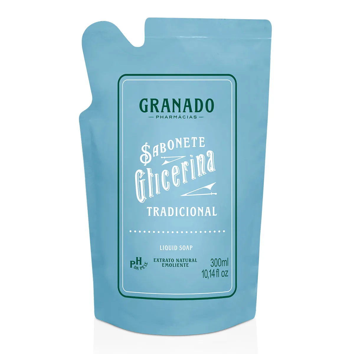 Sabonete Líquido de Glicerina Granado Tradicional Refil 300ml