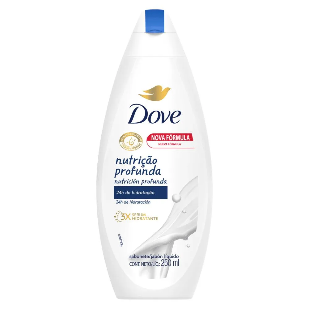 Sabonete Líquido Dove Nutrição Profunda 250ml — foto 2