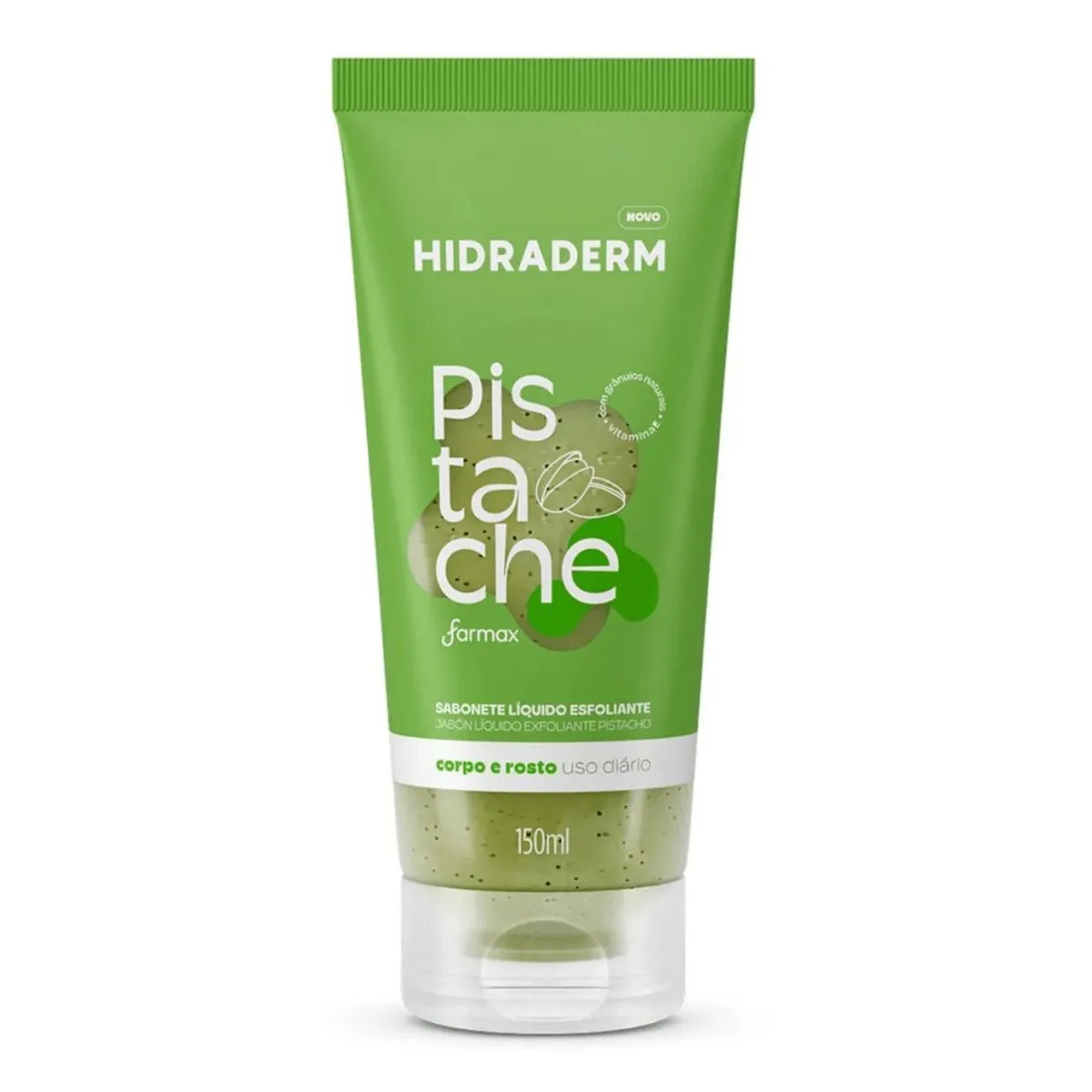 Sabonete Líquido Esfoliante Hidraderm Pistache 150ml