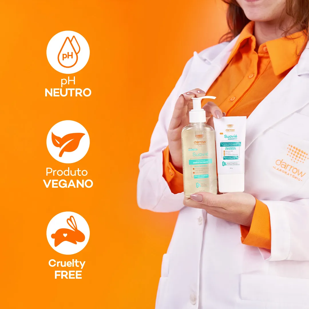 Sabonete Líquido Facial Darrow Suavié Pele Sensível 60ml — foto 5