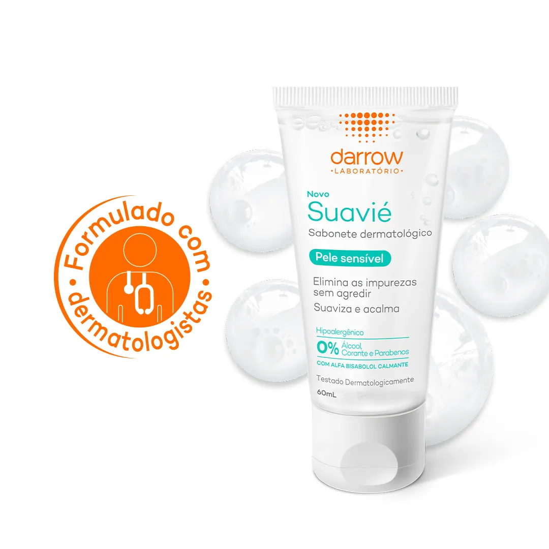 Sabonete Líquido Facial Darrow Suavié Pele Sensível 60ml — foto 2