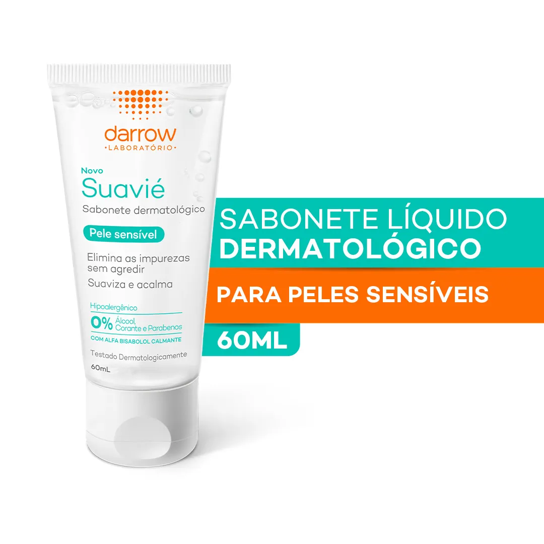 Sabonete Líquido Facial Darrow Suavié Pele Sensível 60ml — foto 3
